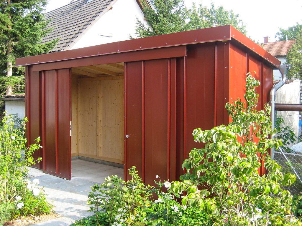 Gartenhaus rot
